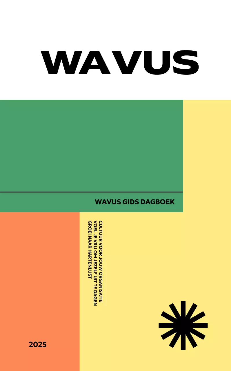 Een eenvoudige zakelijke agenda met een vleugje kleur