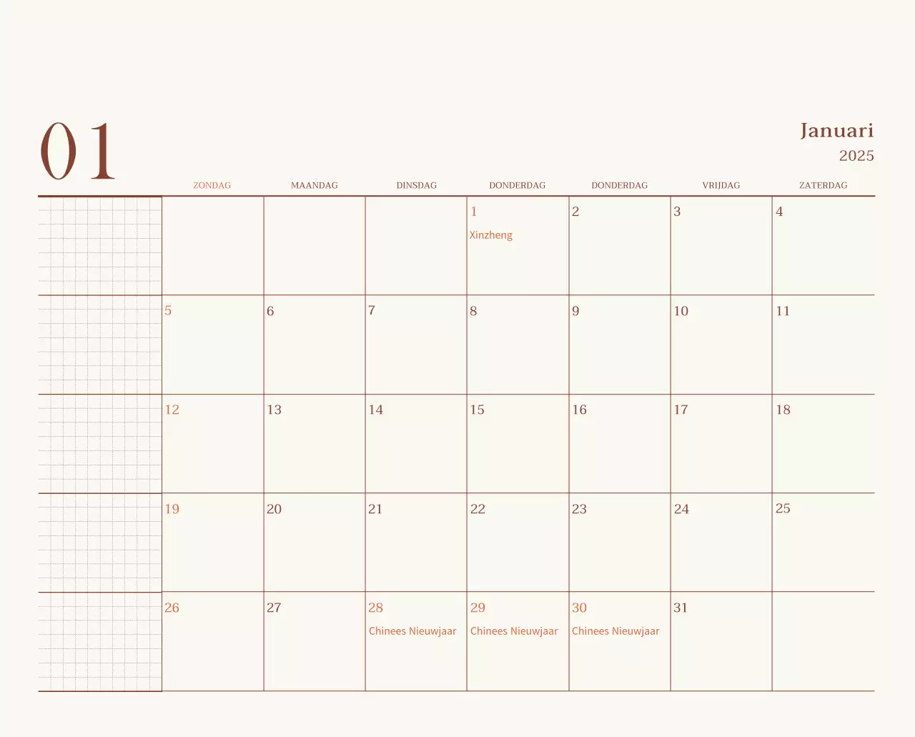 Promote Beige Vintage Café