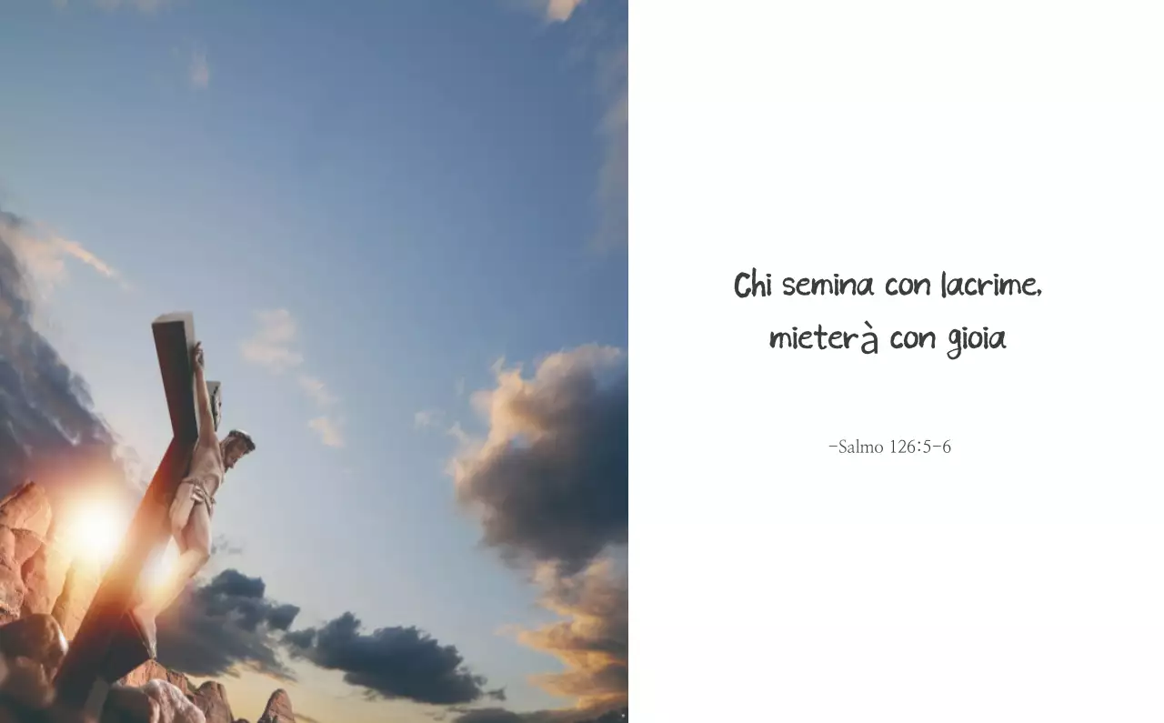 Promozione della chiesa biblica in calligrafia semplice