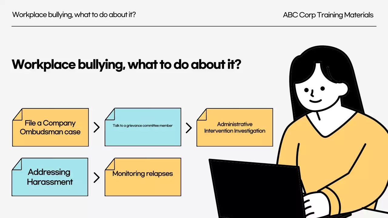 Blue Simple Workplace Training Presentation