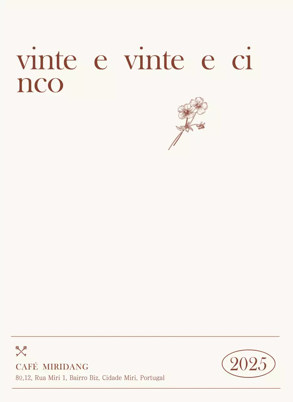 Promote Beige Vintage Cafe