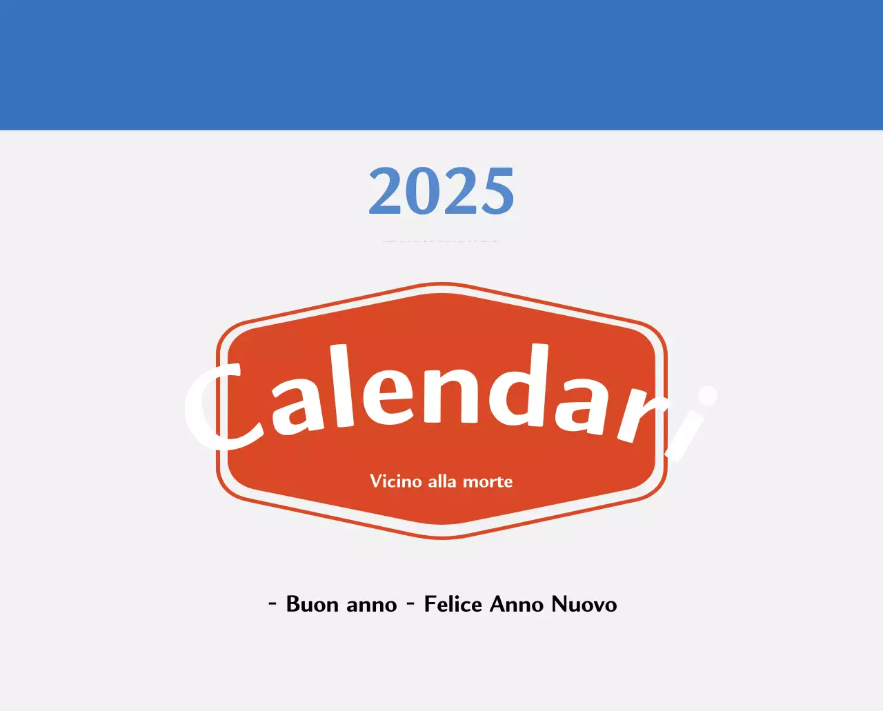 Calendario della memoria di concezione retrò in rosso