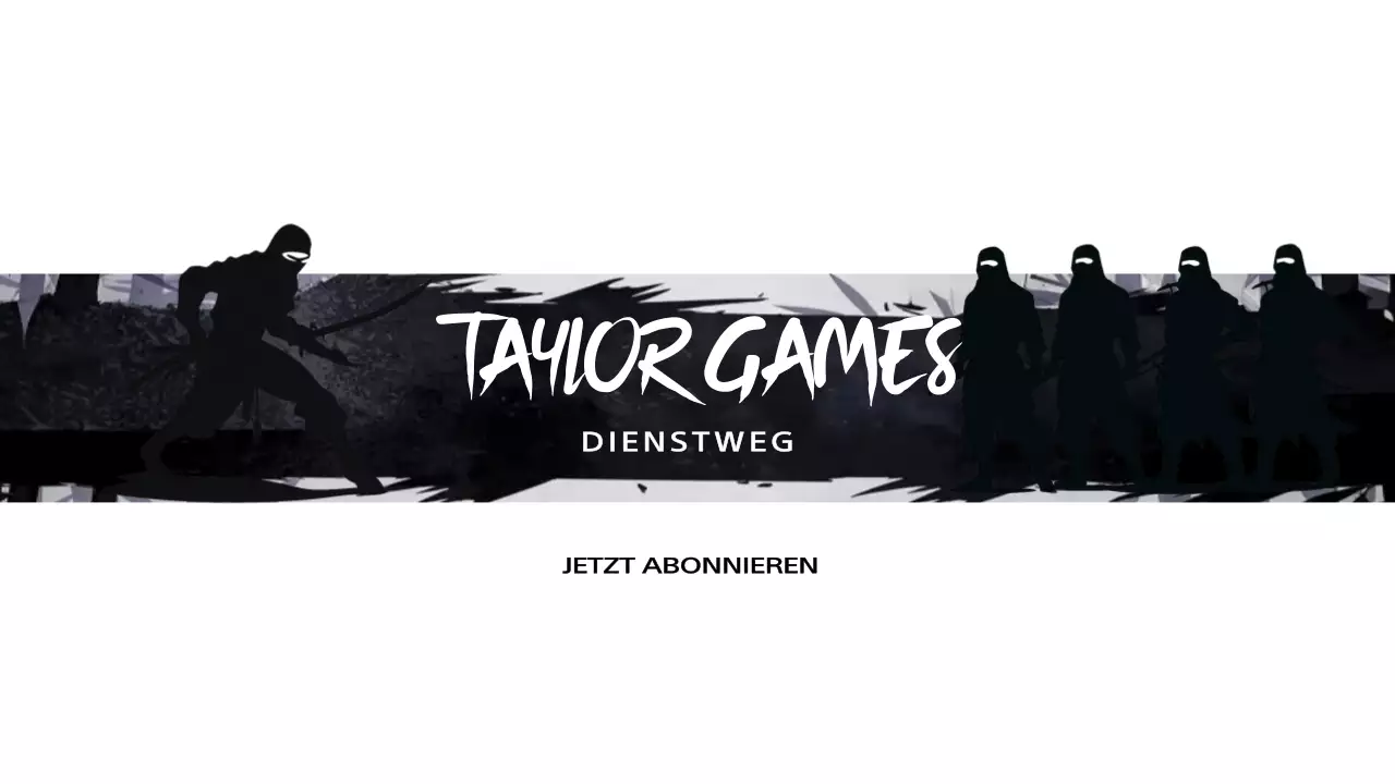 schwarz modern gaming anzeige