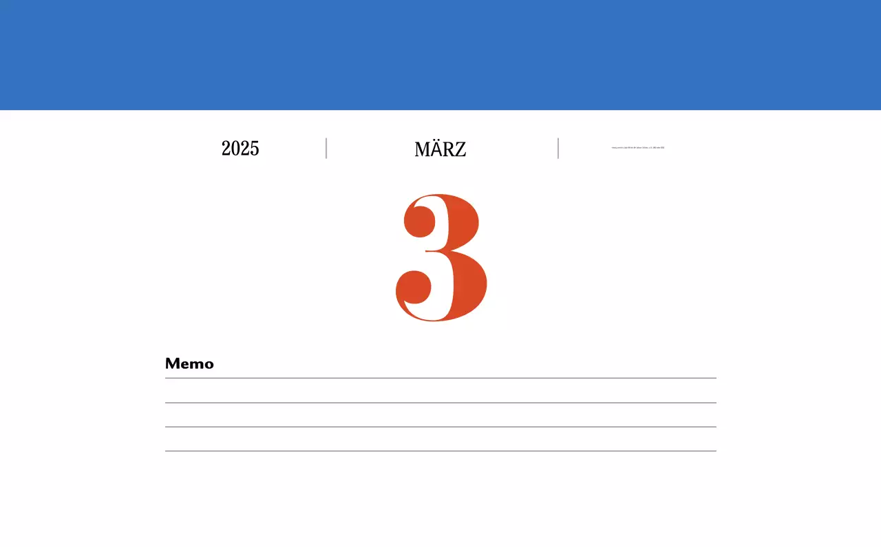 Retro-Konzept Erinnerungskalender in rot