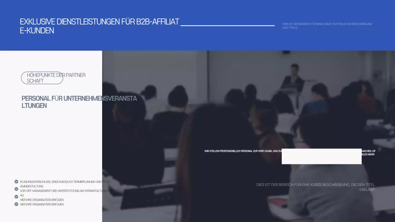 Farang Modern Resort - Vorschlag für eine Partnerschaft