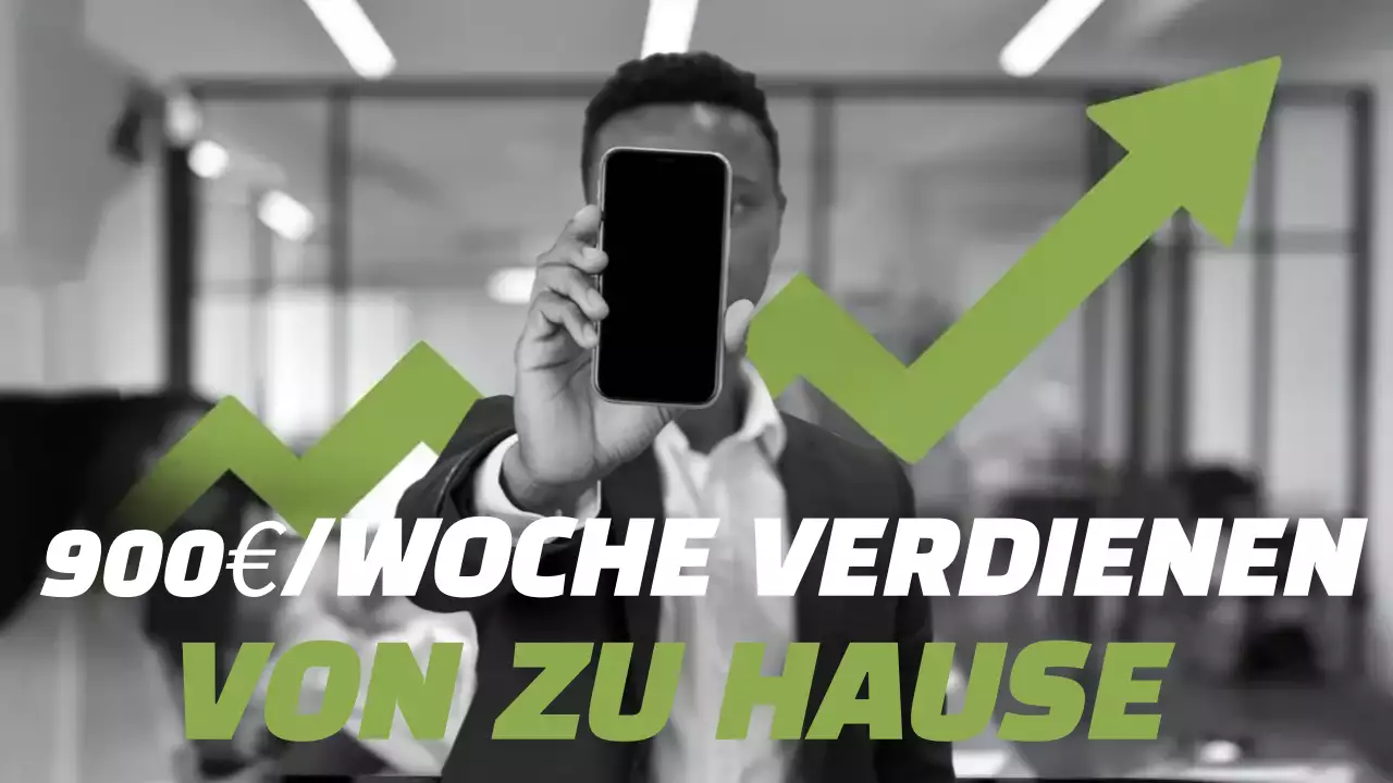 grüne moderne Finanzanzeige