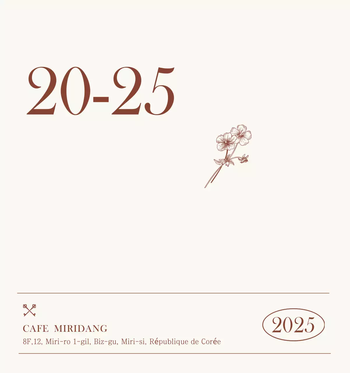 Promouvoir Beige Vintage Cafe