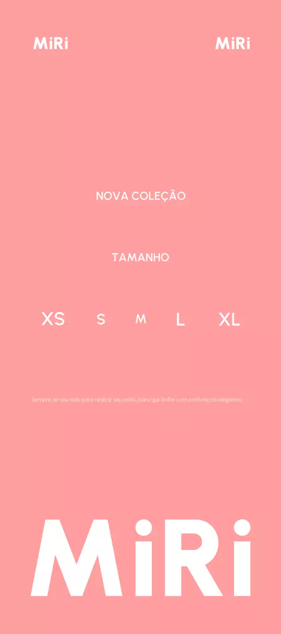 Anúncio de moda moderna cor-de-rosa