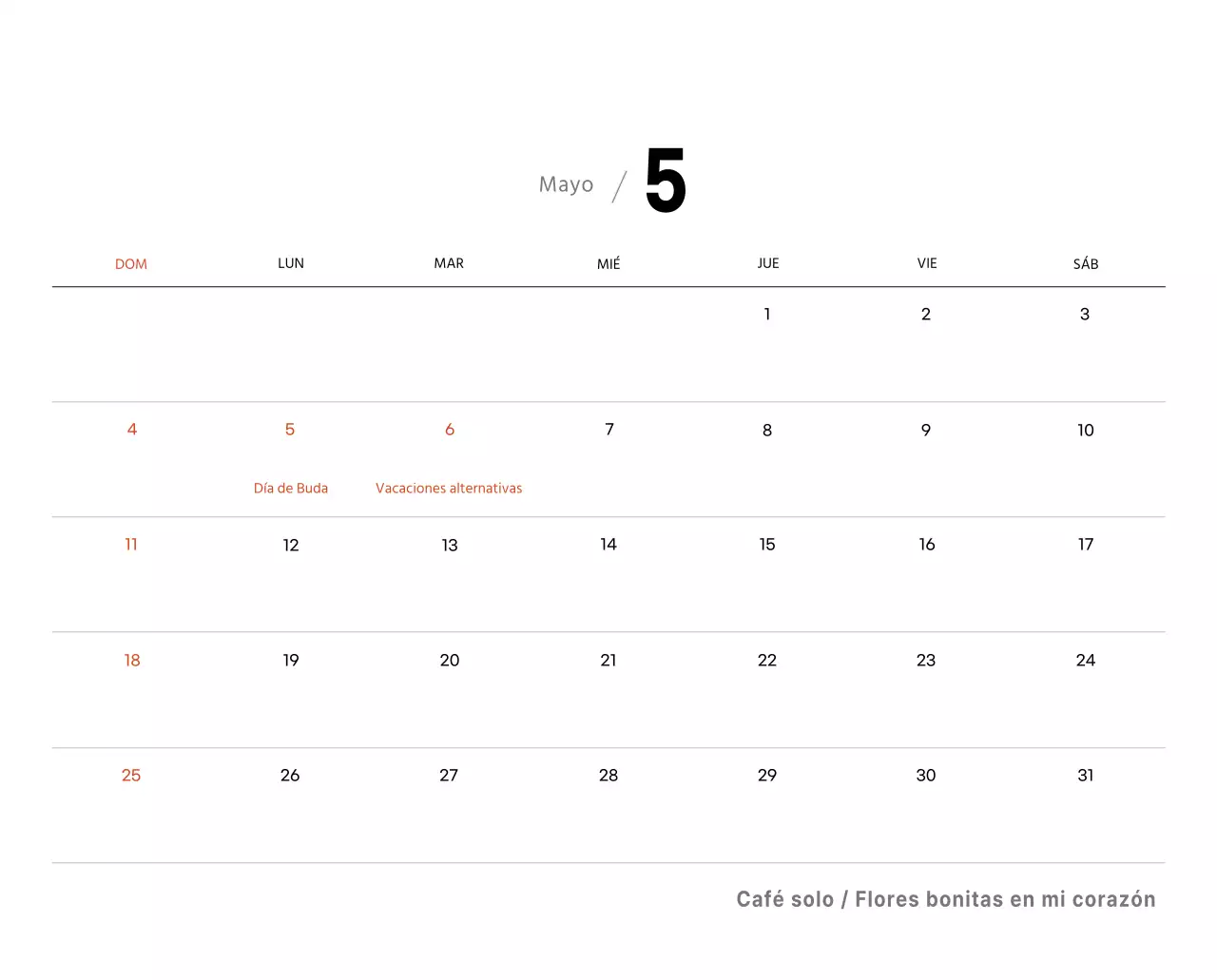 Un café sentimental blanco y marrón