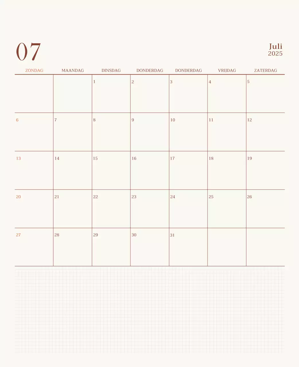 Promoot Beige Vintage Café