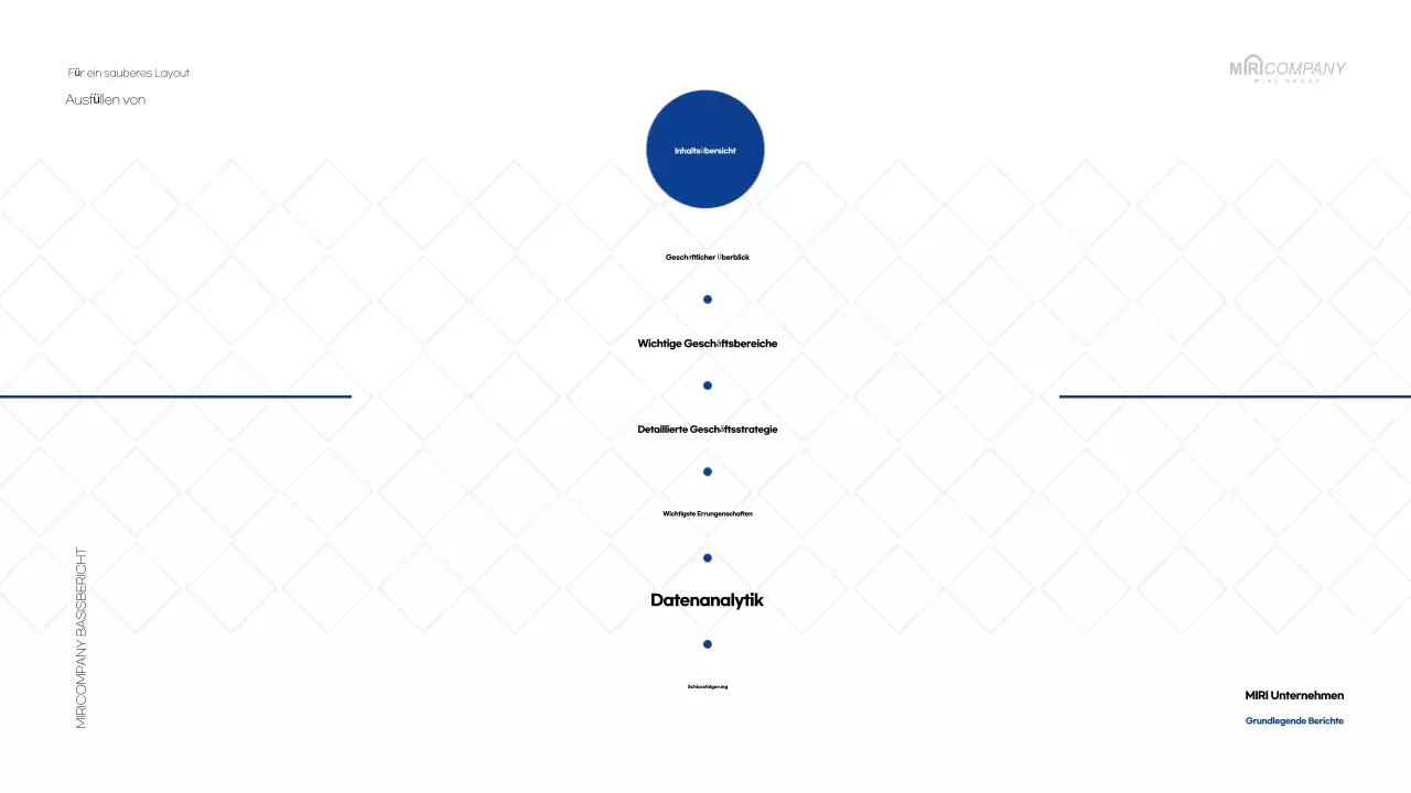 Weißer Standardbericht