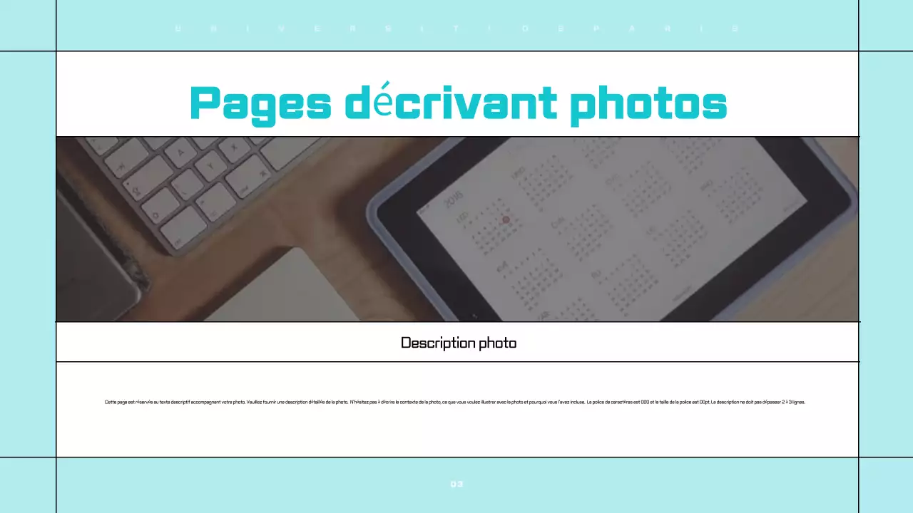 Présentations claires et faciles à éditer en blanc et bleu clair