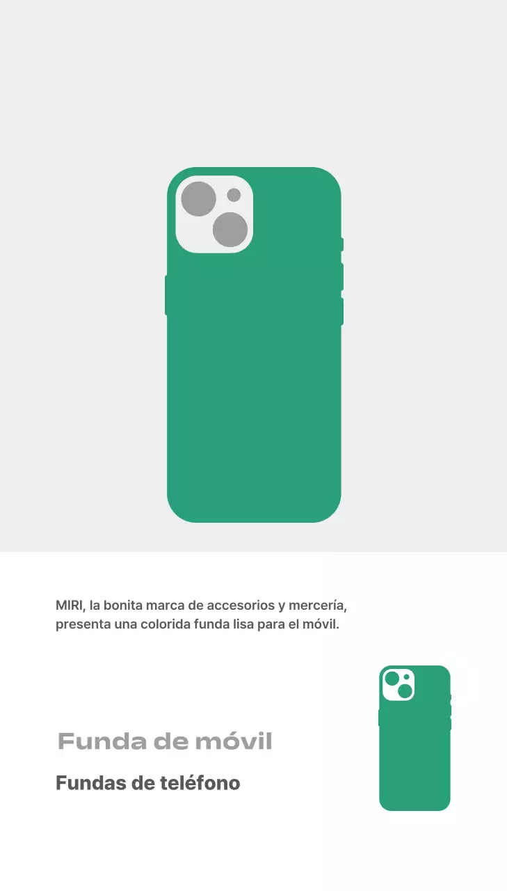 Anuncio de mercería de papelería sencilla gris