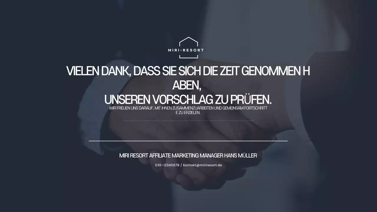 Farang Modern Resort - Vorschlag für eine Partnerschaft