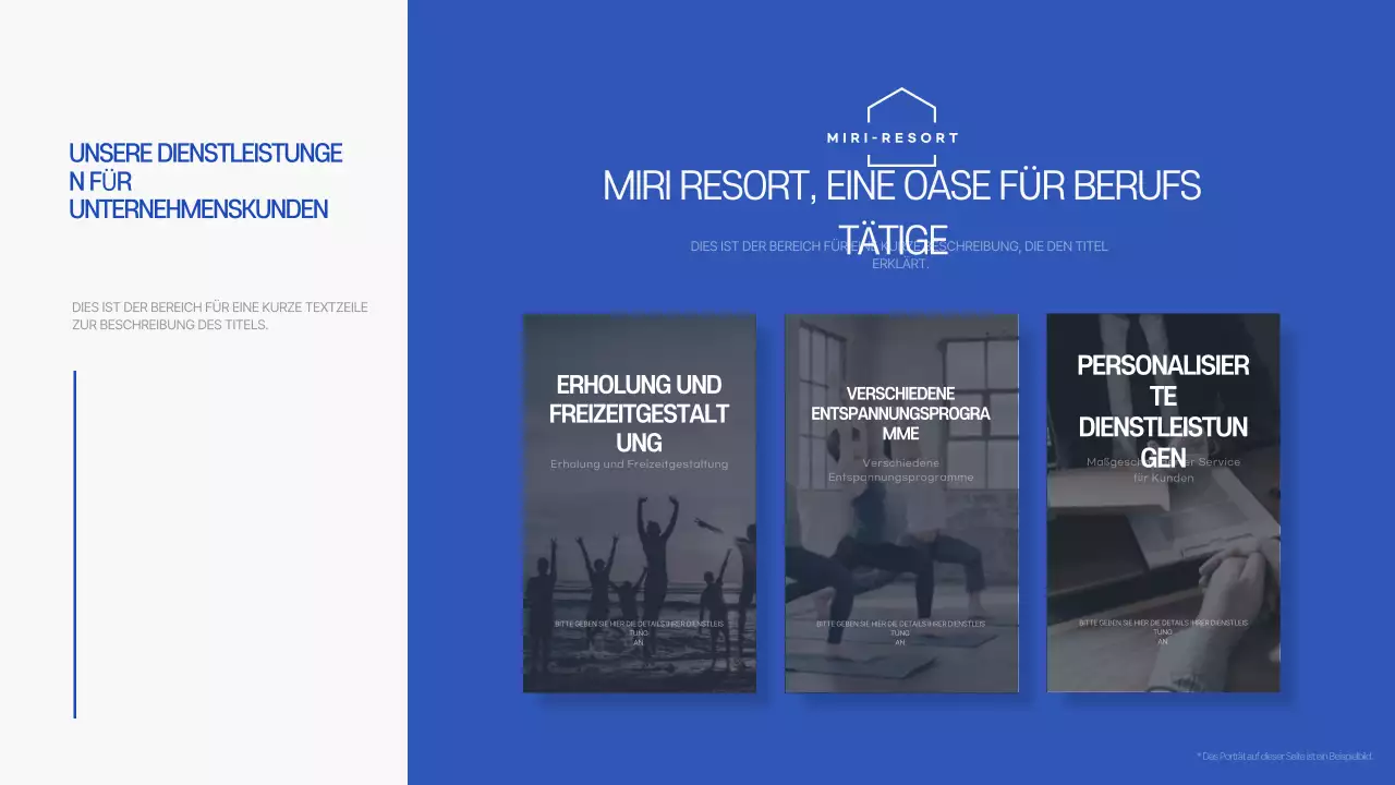 Farang Modern Resort - Vorschlag für eine Partnerschaft