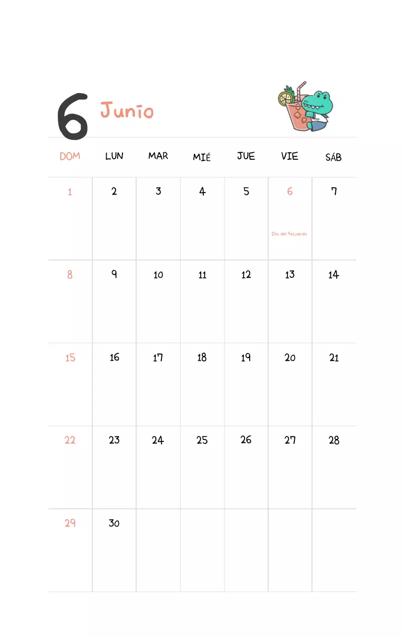 Un calendario con un bonito concepto de ilustración de Ago
