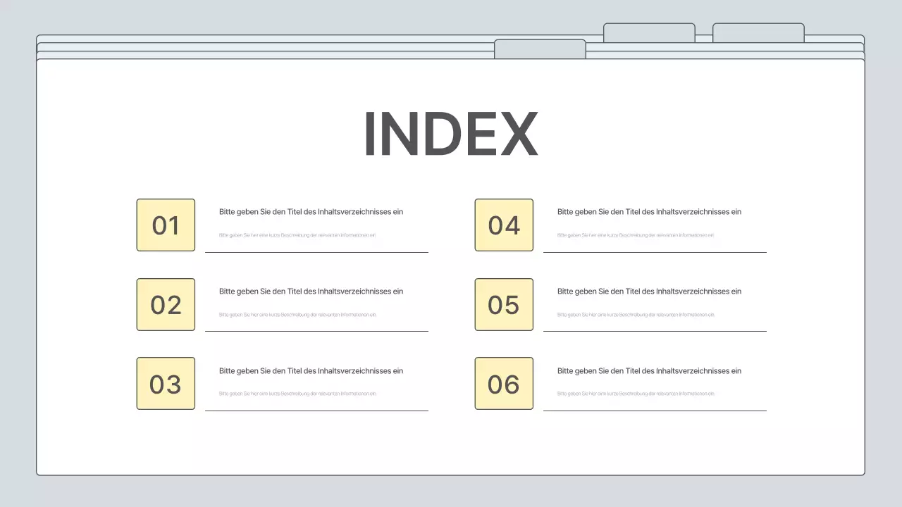 Ein einfacher, grauer Geschäftsplan