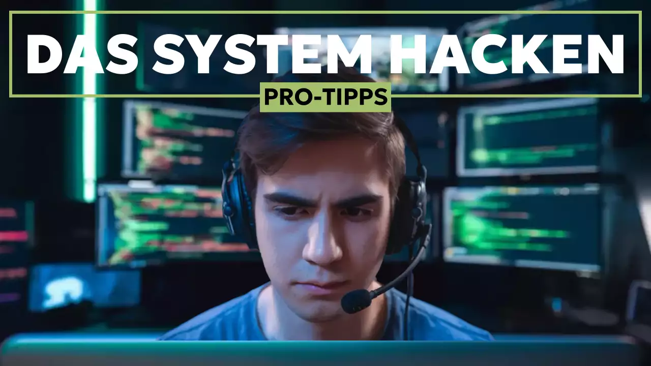 grüner moderner Technikführer