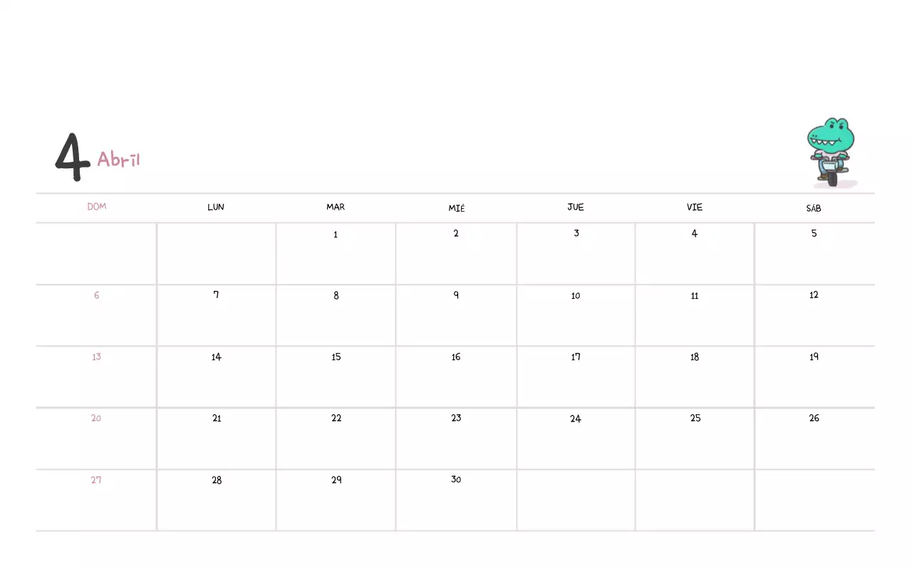 Un calendario con un bonito concepto de ilustración de Ago