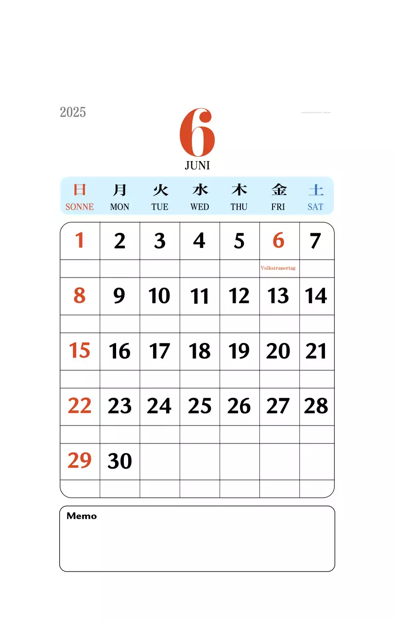 Retro-Konzept Erinnerungskalender in rot
