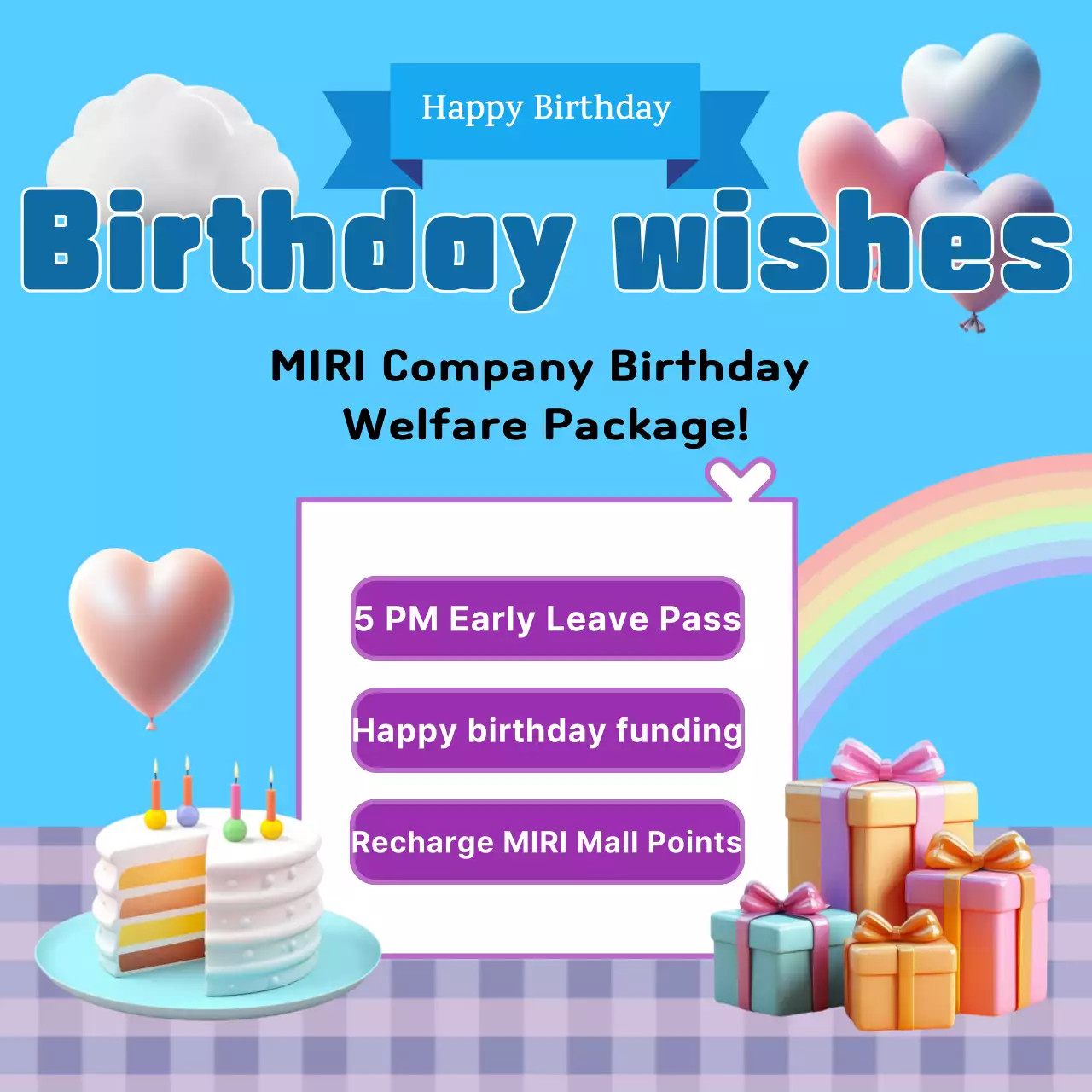 Convite para evento de aniversário na moda azul Instagram Carousel