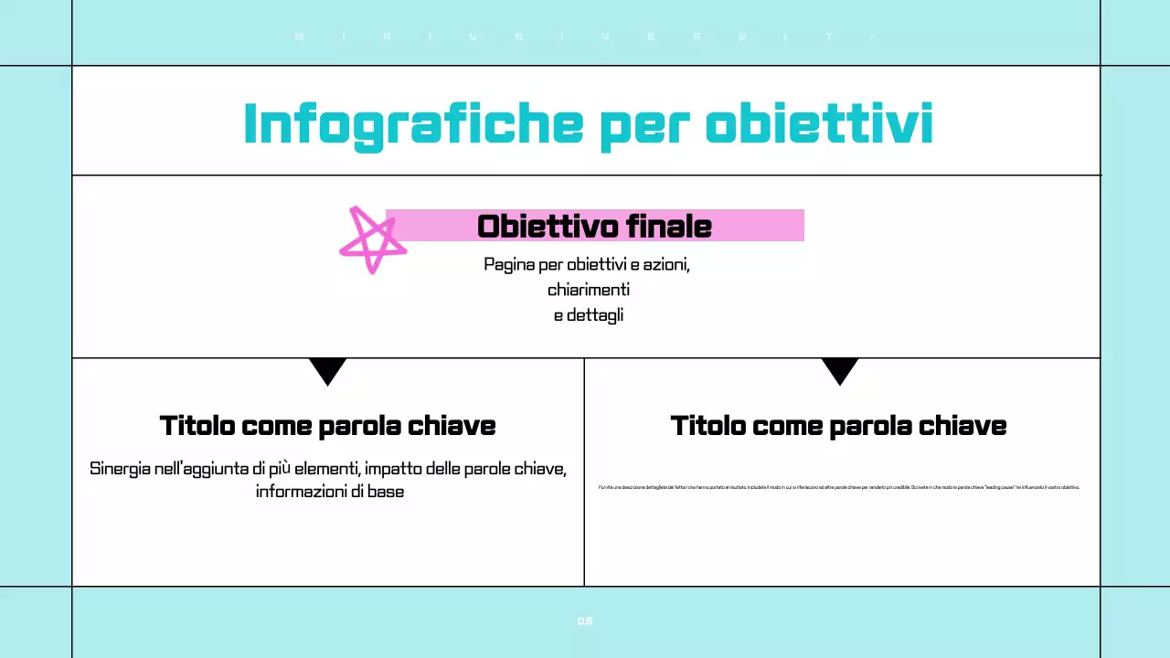 Presentazioni pulite e facili da modificare in bianco e azzurro