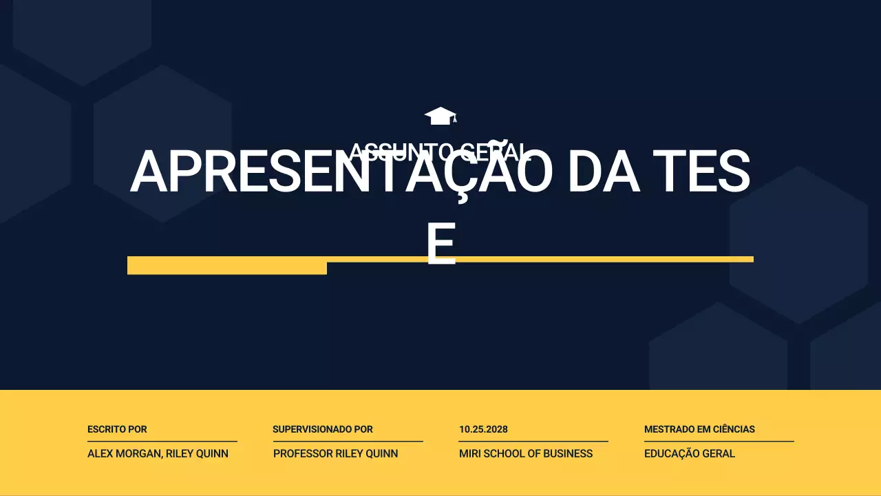análise de teses geométricas da marinha