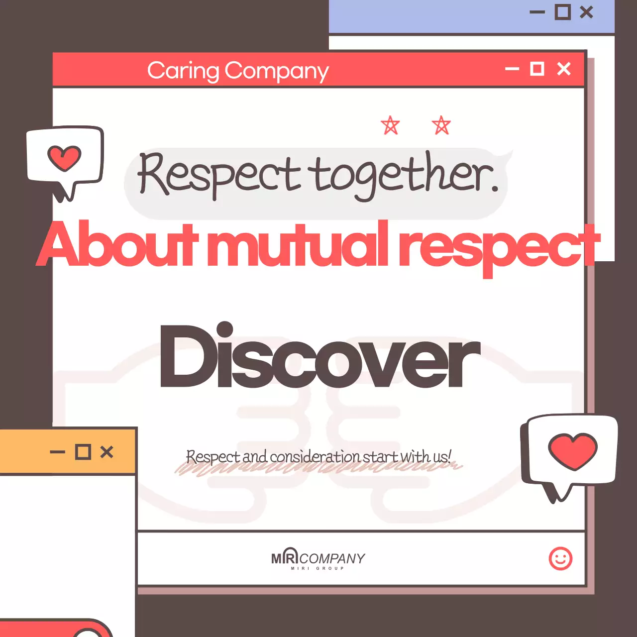 Guia de respeito moderno marrom Instagram Carousel