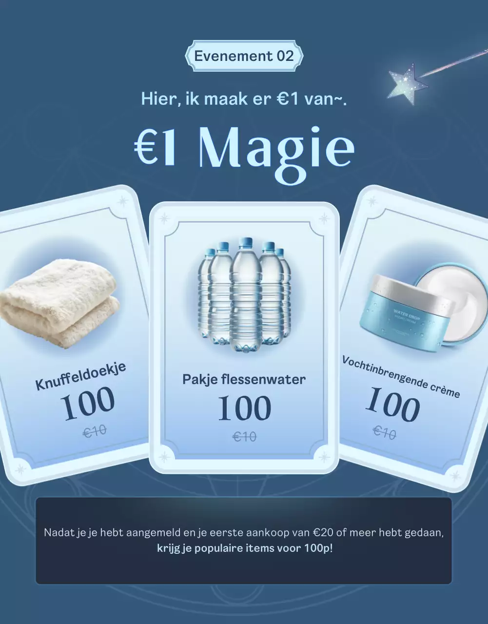 Promoot een Black and Blue Fantasy coupon evenement