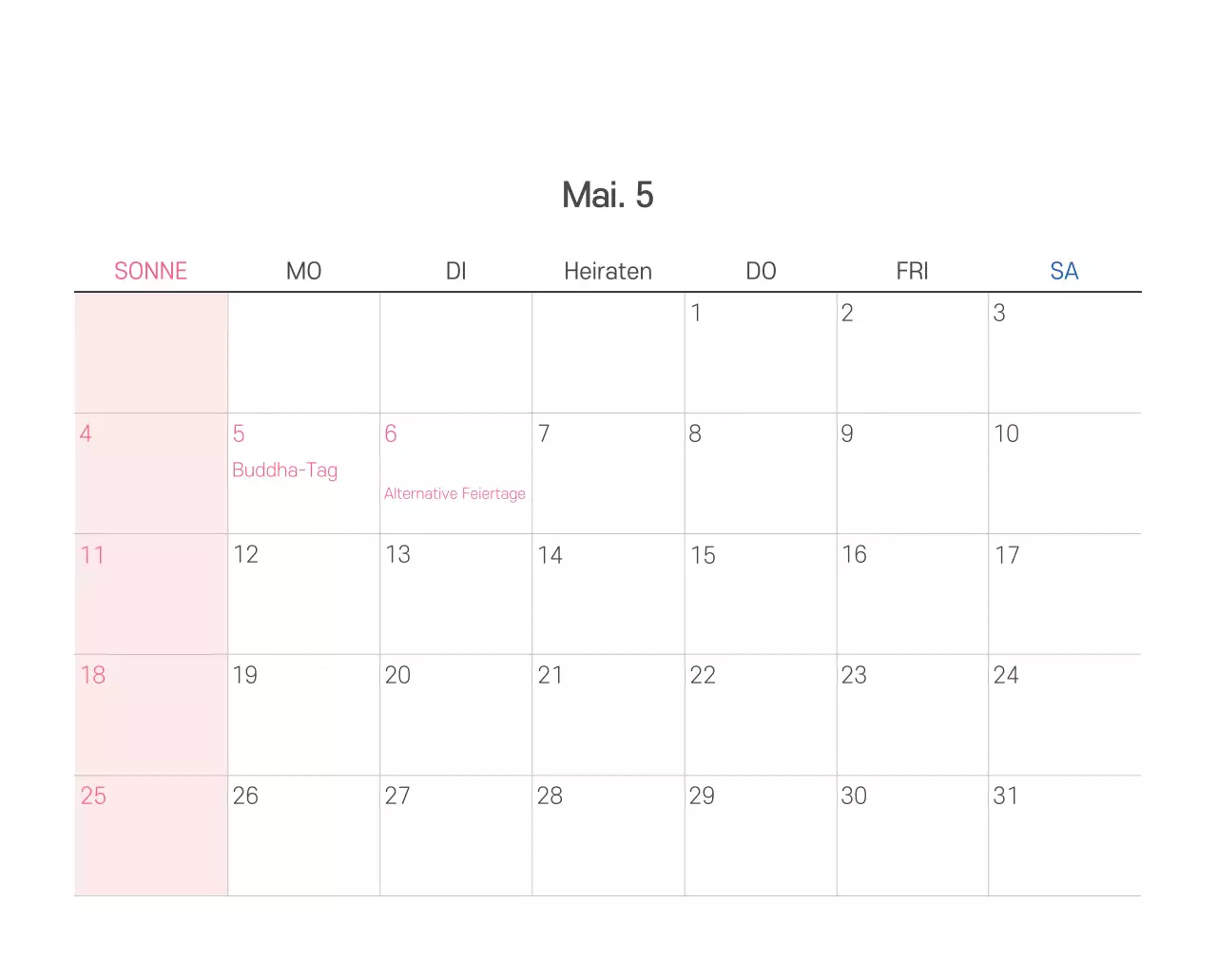 Pastell saubere Illustration Kirche