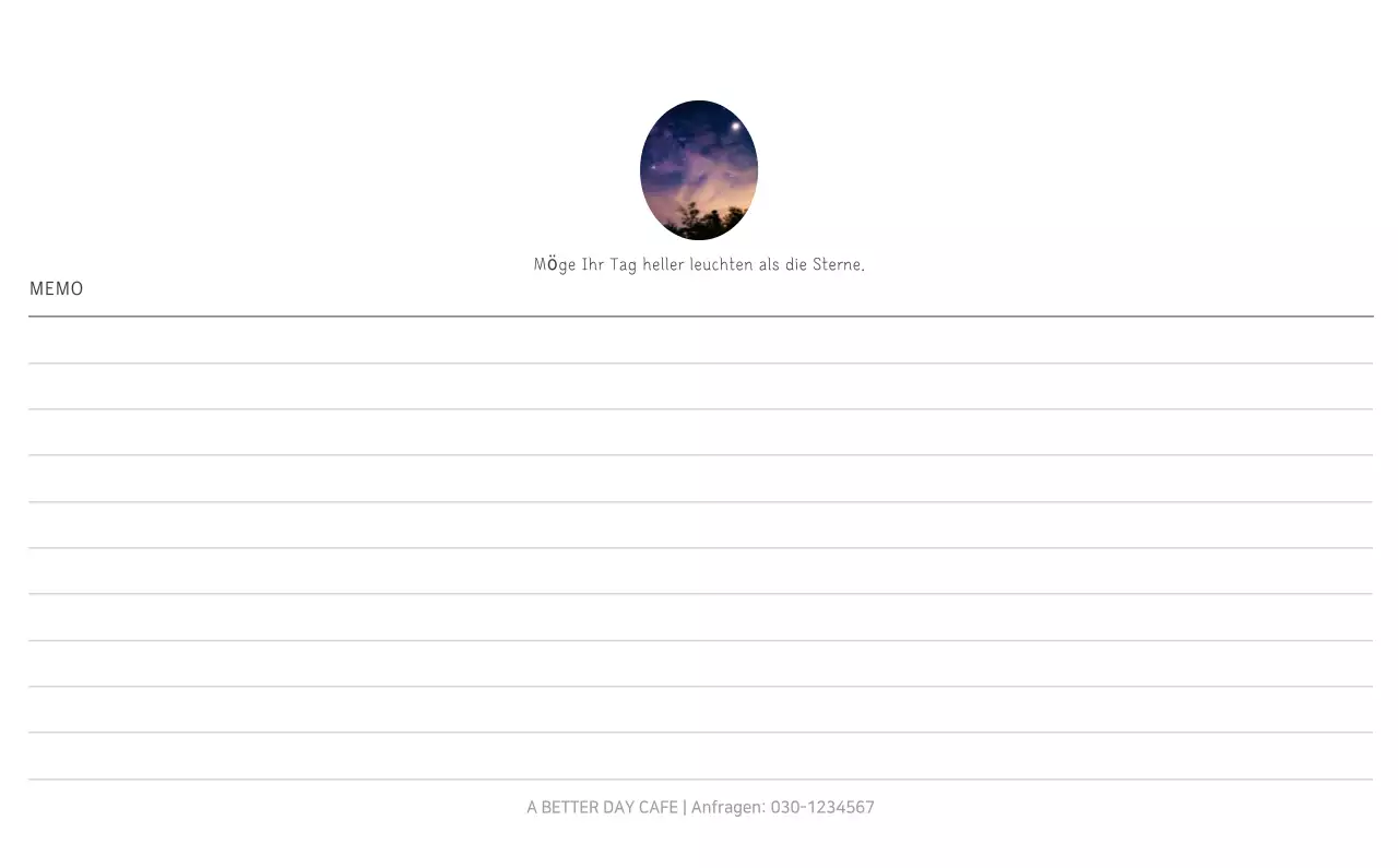Weißer sauberer botanischer Naturkalender