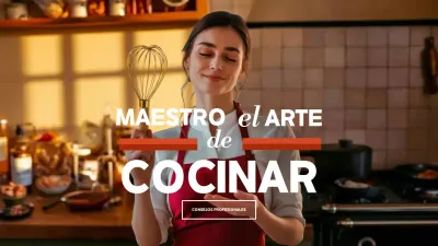 guía de cocina marrón elegante
