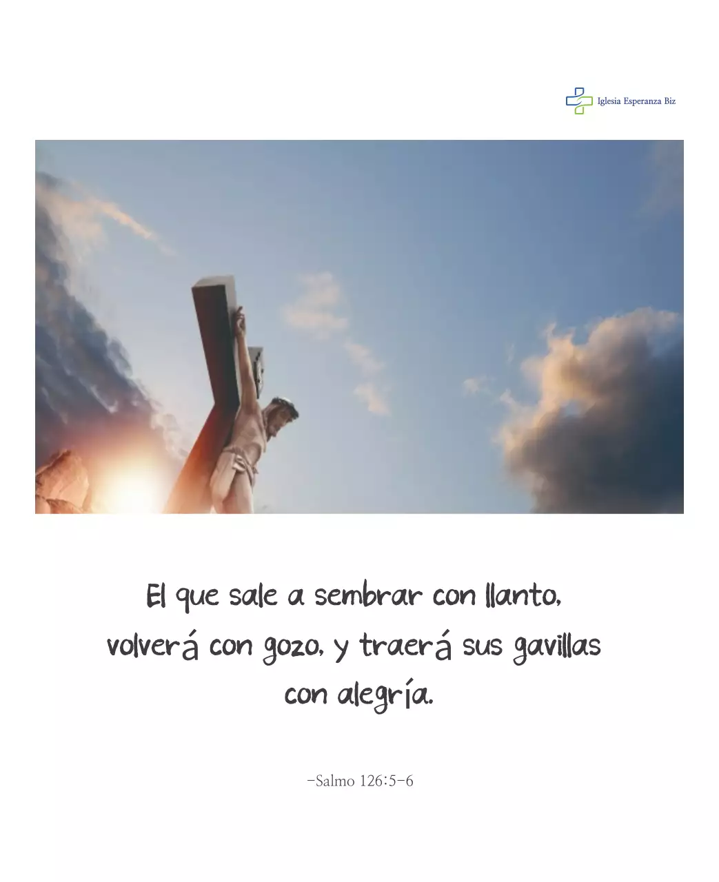 Caligrafía sencilla Promoción de la Iglesia Bíblica