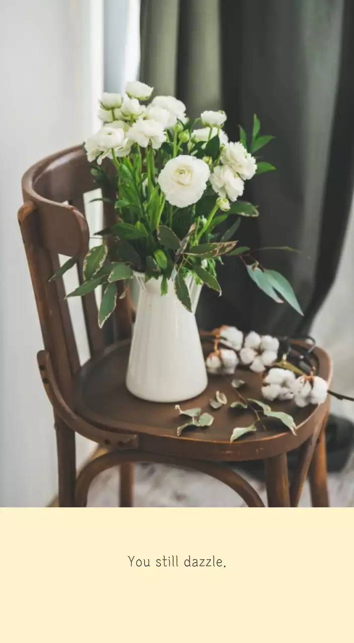 White clean botanical nature calendar