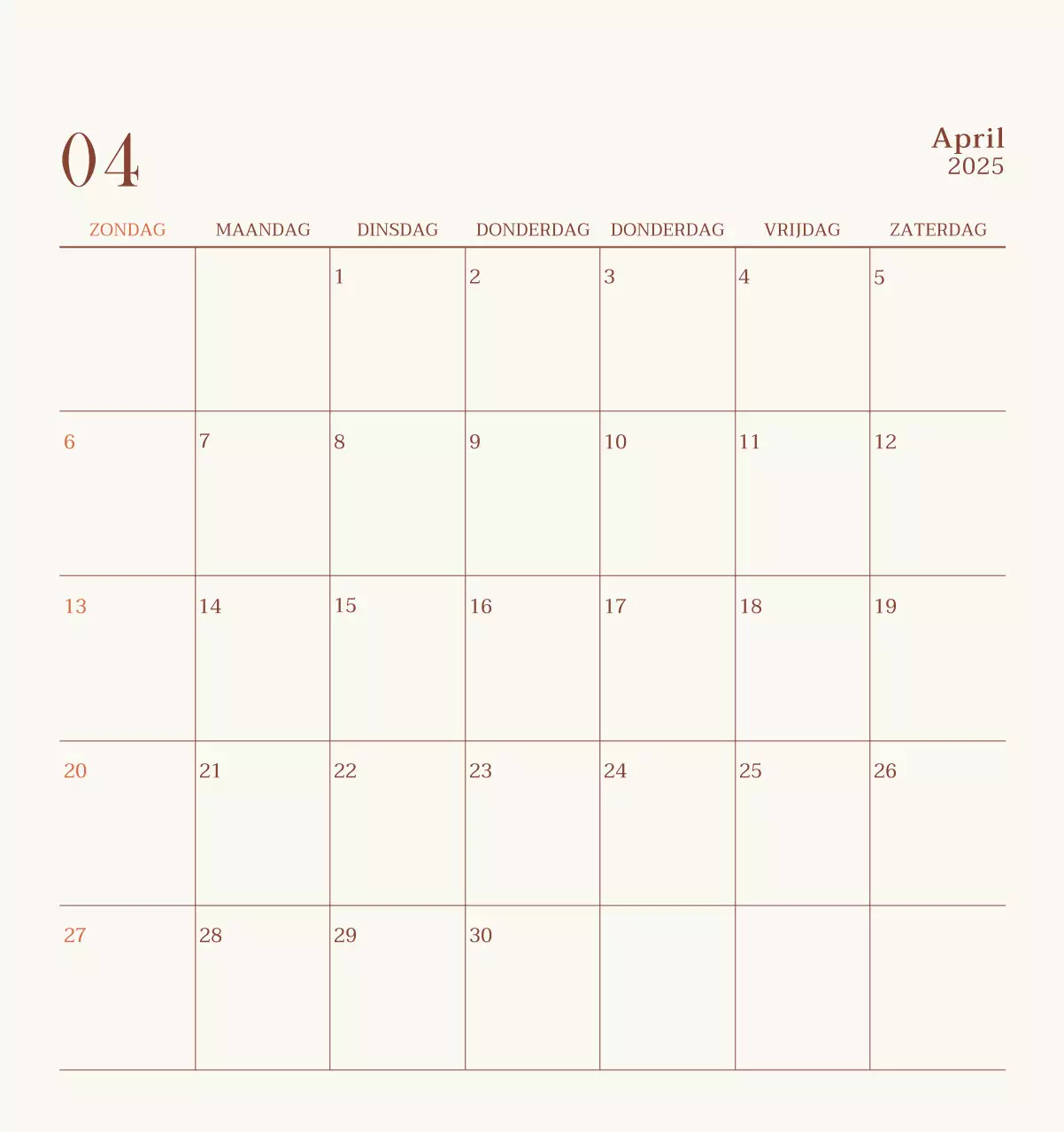 Promote Beige Vintage Café