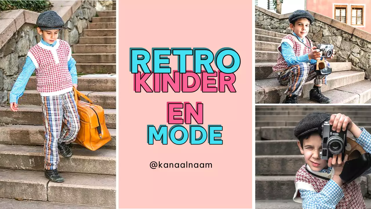Roze Retro Promotie voor Kinderen