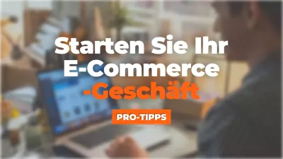 orangefarbener Leitfaden für den modernen elektronischen Handel