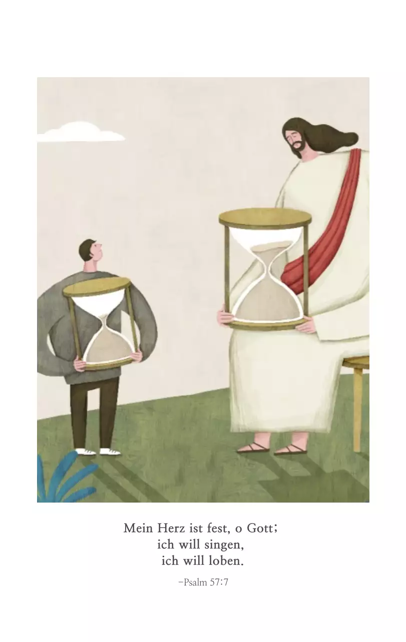 Pastell saubere Illustration Kirche