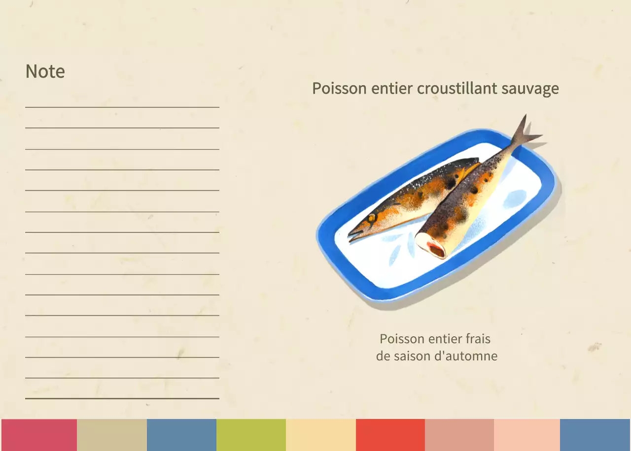 Calendrier de l'alimentation traditionnelle beige