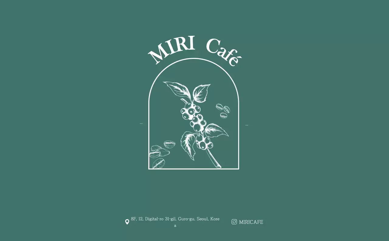 Ein moderner Café-Kalender mit Empfehlungen für das Getränk des Monats