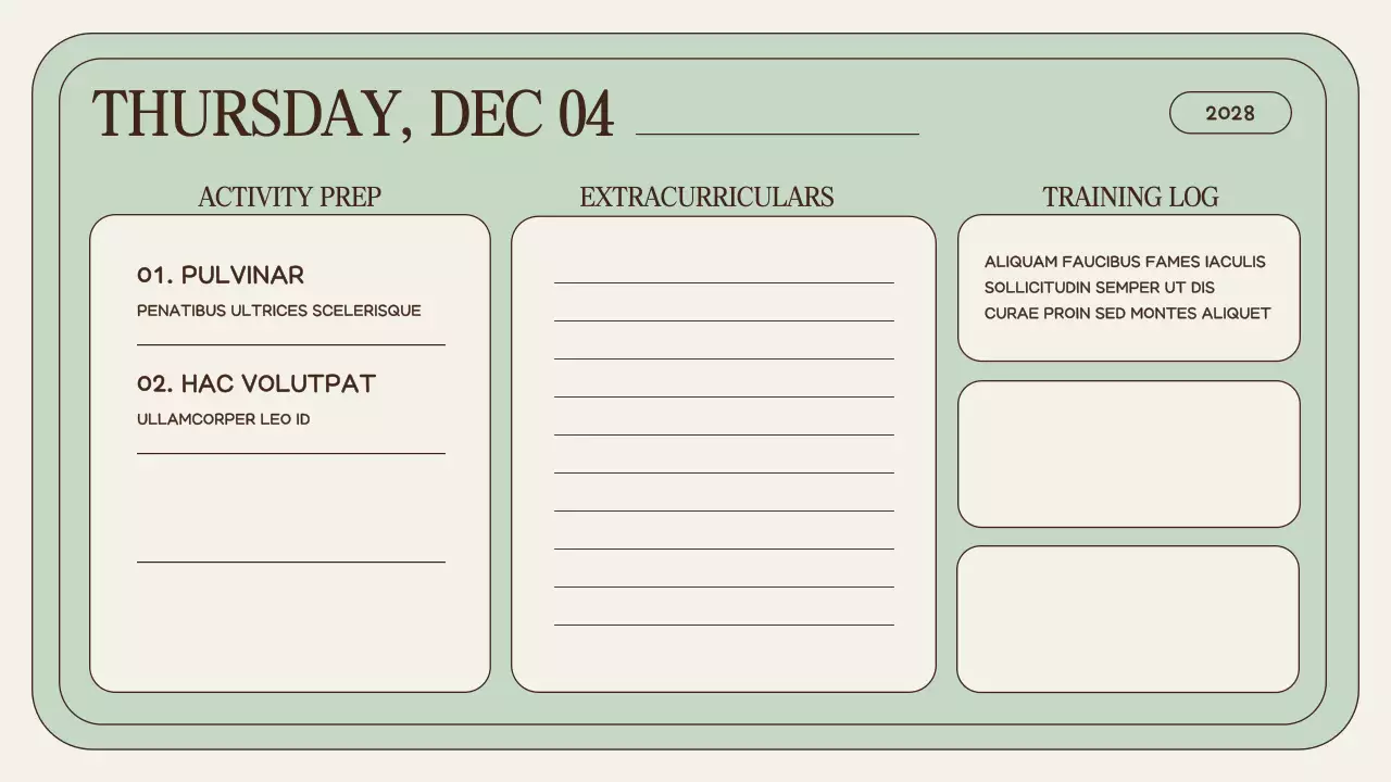 Sage Simple School Planner Presentation