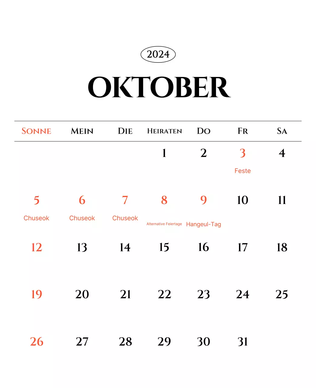 Einfacher Kalender mit schwarzer und weißer emotionaler Reisefotografie Konzept