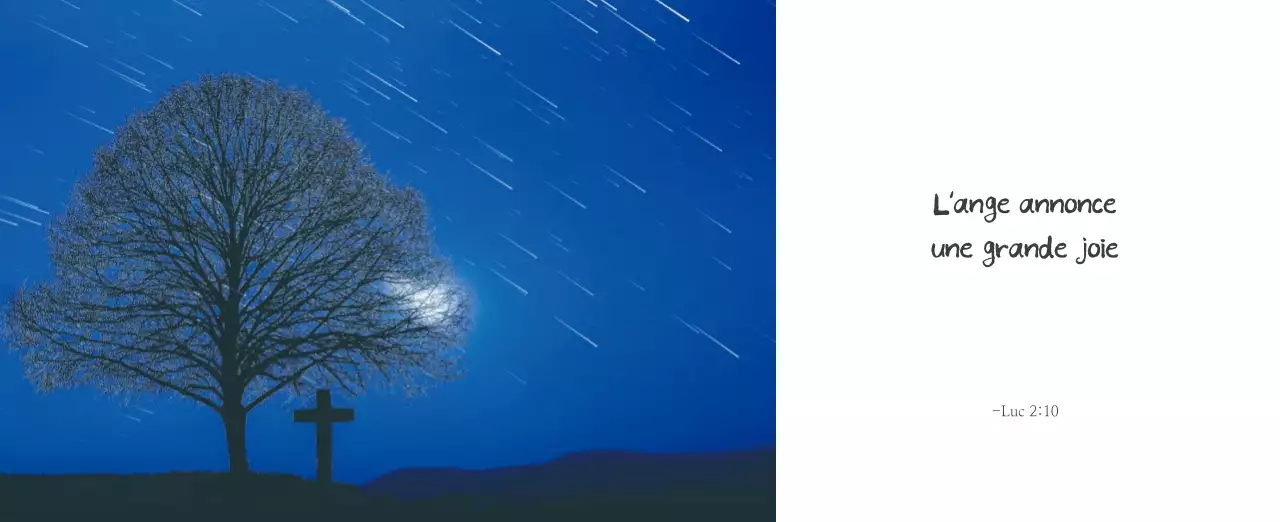 Calligraphie simple Promotion de l'église biblique