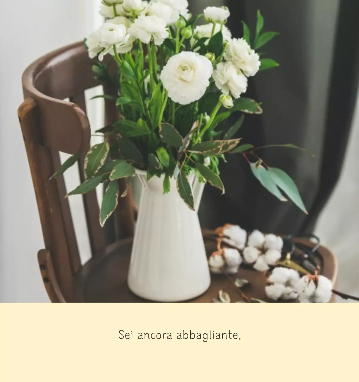 Calendario botanico naturale bianco e pulito