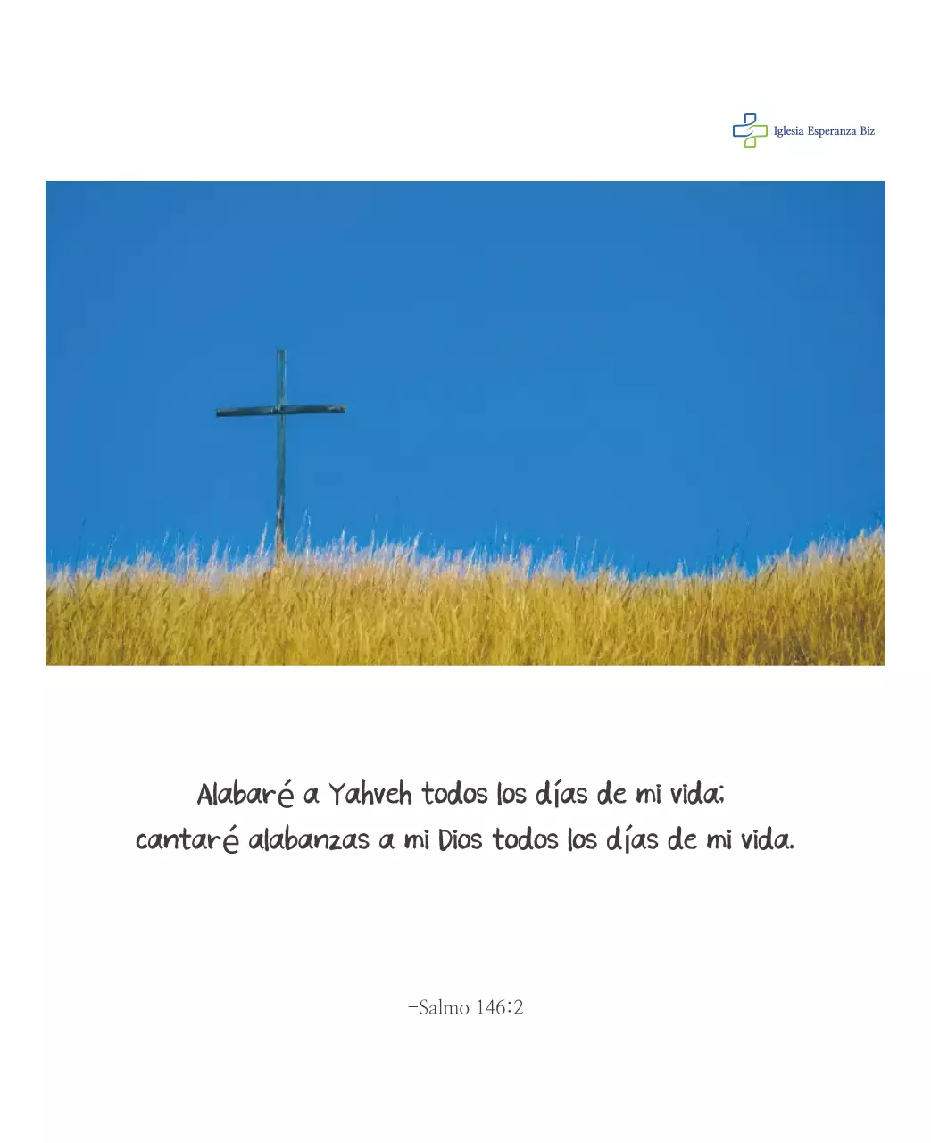 Caligrafía sencilla Promoción de la Iglesia Bíblica