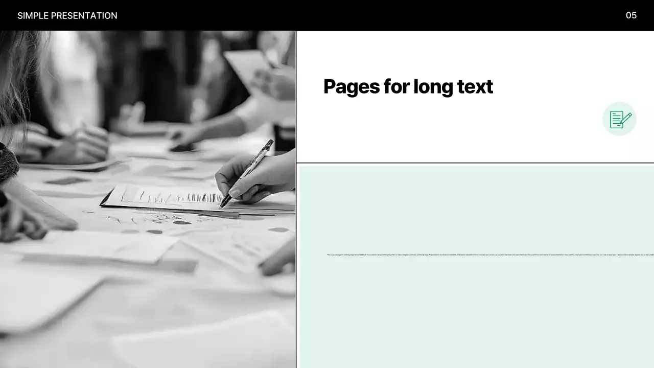 Black Minimal Business Presentation