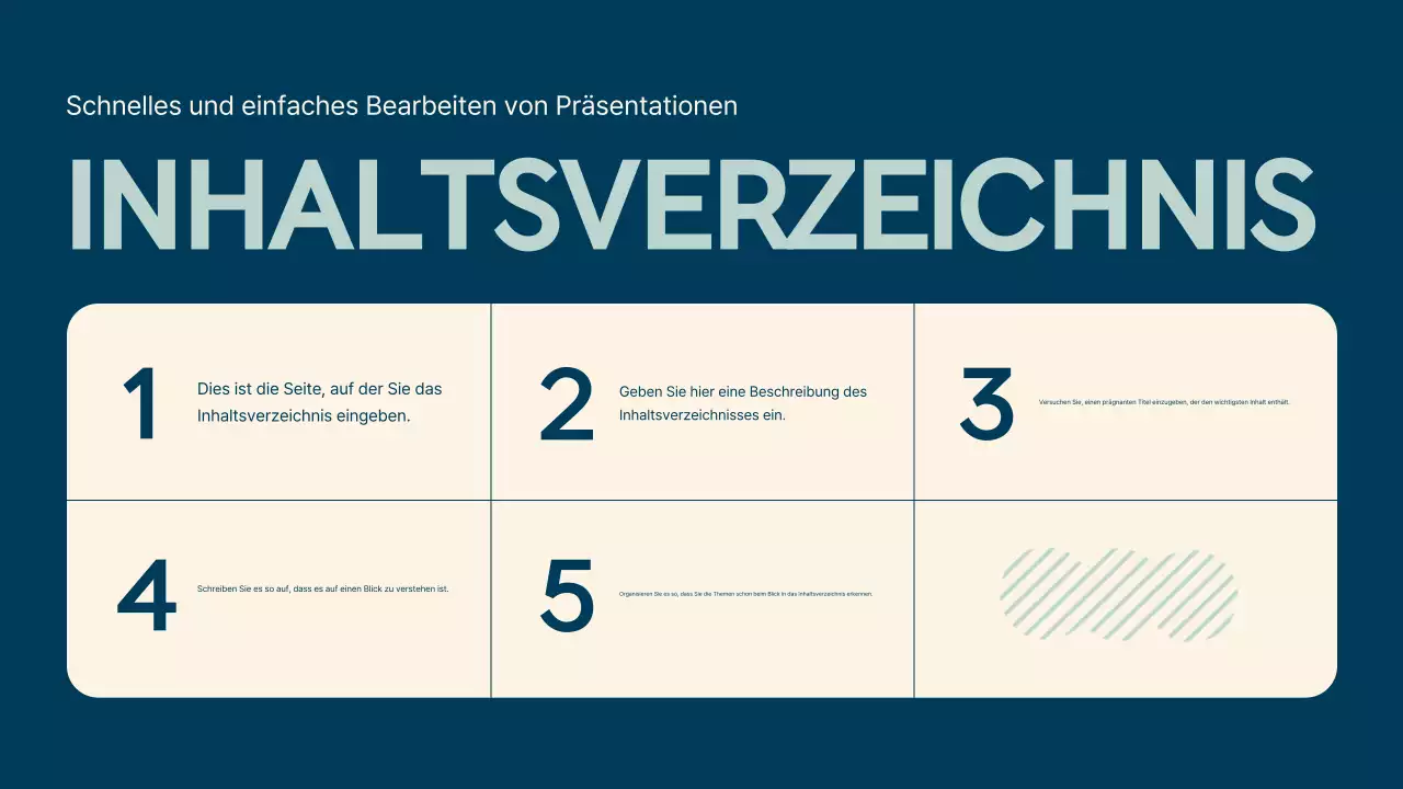 Einführung in Mint Simple Presentations