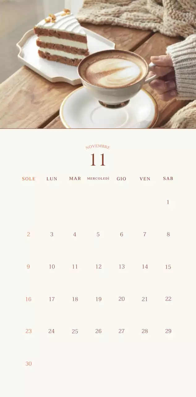 Promuovere il caffè vintage beige