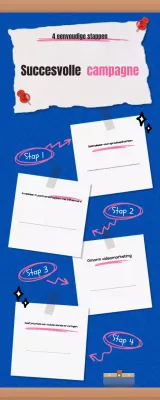 blauwe moderne marketinggids