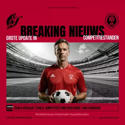 rood vet sport aankondiging